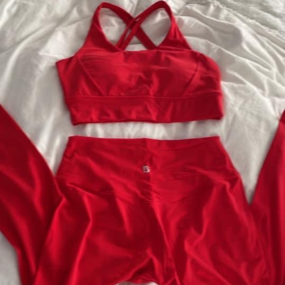 Red Buffbunny Rosa bra n Rosa leggings xl